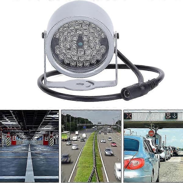 IR-belysning, Nattsyn Infrarødt Lys 48 LED Nattsyn Vanntett Lampe IR Infrarødt Lys