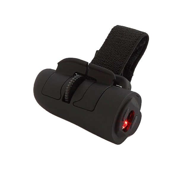 Mini 2.4g Trådløs Finger Ring Mus Ergonomisk Håndholdt Optisk Reisemus (Svart)