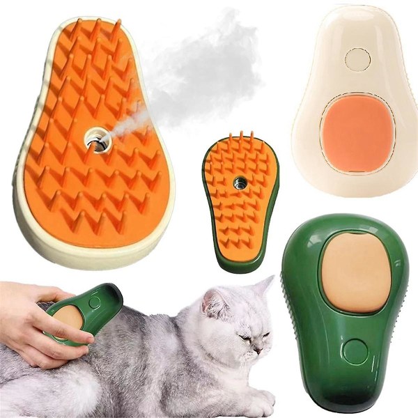 Vandfrit renseri til katte og , Elektrisk Spray Massage Kam, Massage Frugt Kam, Avocado Spr