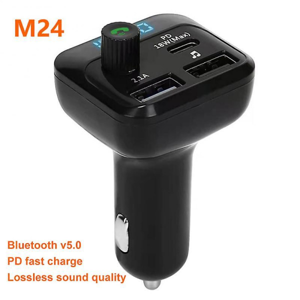 Universal bilhåndsfri Bluetooth bilhåndfri lydmottaker Slitesterk multifunksjonell