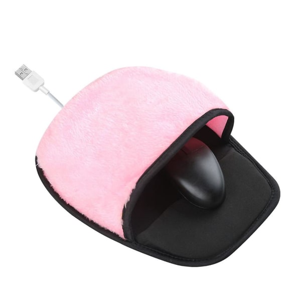 Talvimousepad käsien lämmittimellä miehille ja naisille, USB-lämmitys, joululahja