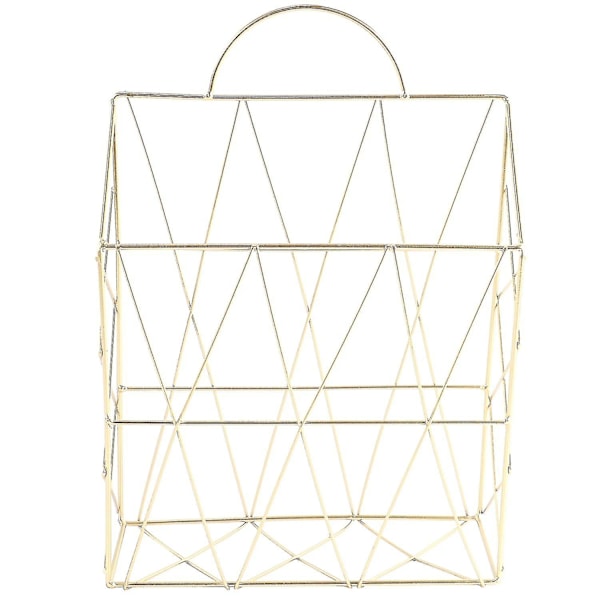 Holder Hanging Newspaper Periodical Book Document File Organizer Basket Metal Shelf Storage Contai