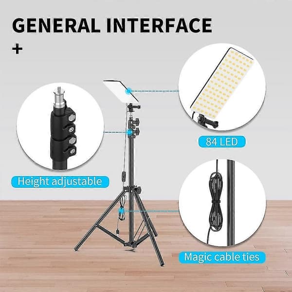 Multifunksjonell Bærbar LED Camping Lanterne Justerbart Tripod Stativ Stang Utendørs Arbeid BBQ USB Lys Kraftig Lys