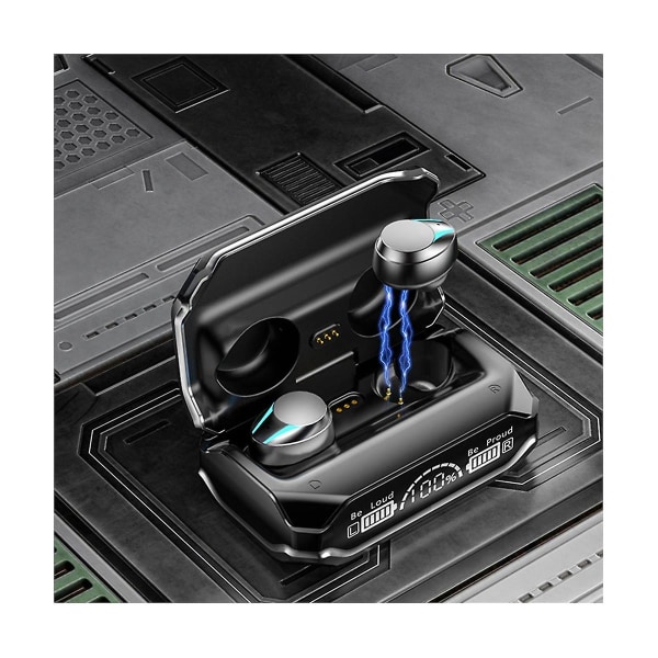 M41 Bluetooth Headset Smart Digital Display In-ear Hovedtelefoner Gaming Hovedtelefoner Trådløst Touch Head