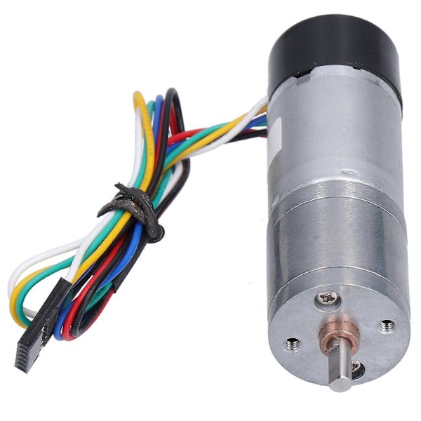 DC-vaihteistomoottori enkooderilla, nopeudenmittaus, signaalipalautteella, älyautokäyttöön, JGA25?371DC24V 1360RPM