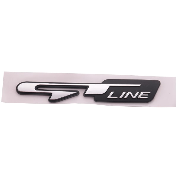 Cool 3d Car Style Sticker Gt Line Letters Sticker For Rear Trunk Fender Car Doors Stickers Gt Line