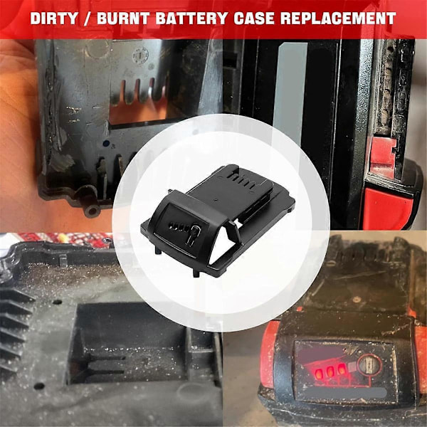 5Ah 10C 18650 Batterihölje Ersättning för 48-11-1850 48-11-1840 48-11-1852, Batterireparationskit DIY Delar A