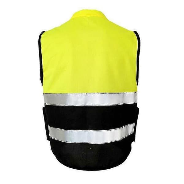 Hög synlighet Säkerhetsväst Fickor Design Reflexväst Utomhus Trafiksäkerhet Cykelkläder Jd4