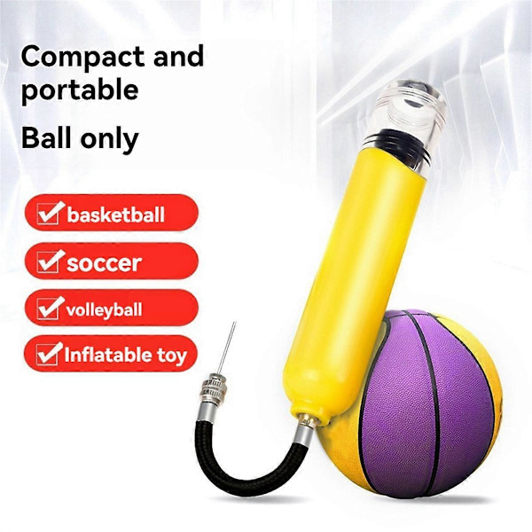Tovejs Mini Boldpumpe Fodbold Basketball Volleyball Legetøj Sort