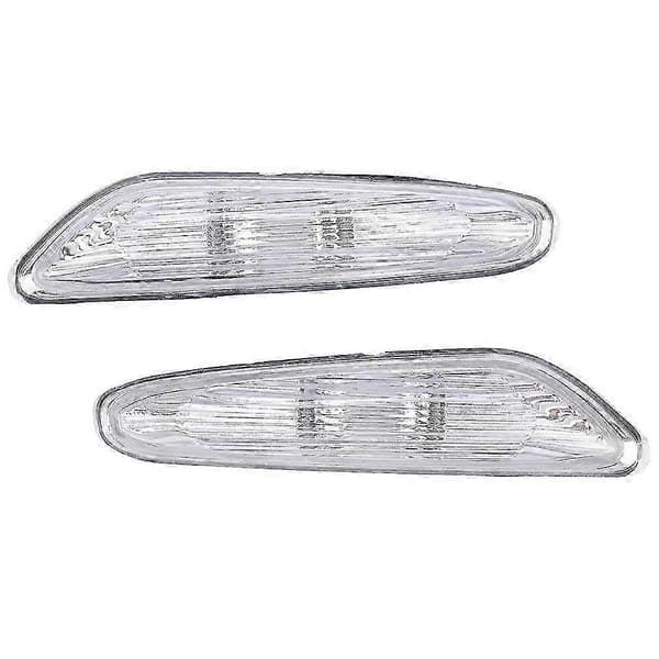 WJTG Side Marker Blinklys Lampeskærm Venstre & Højre passer til E90/E91/E92/E93 2006-2011 (#02)J