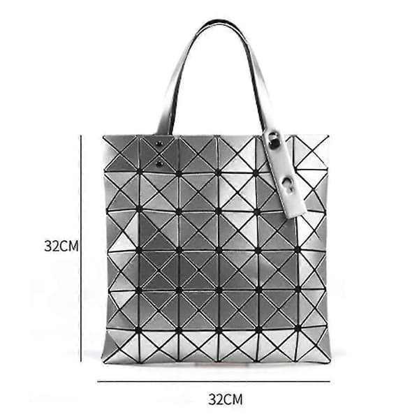 Japanska Issey Miyake Geometriska Tygväskor Lingge Väska Resehandväskor för Kvinnor