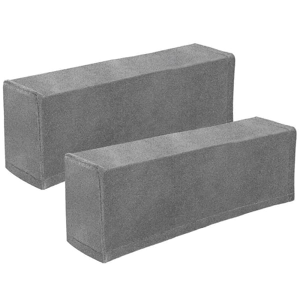 2 stk. Universal Sofa Armlenebeskytter Elastisk Armlenbeskyttelse (grå)