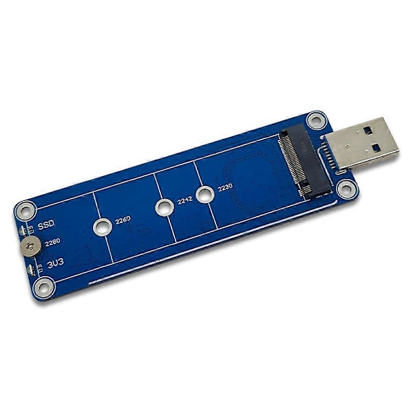 M.2 NVME - USB 3.0 -noustimen korttisovitin USB 3.0 - M-Key NVME USB3.2 -sovitin 2230 2242