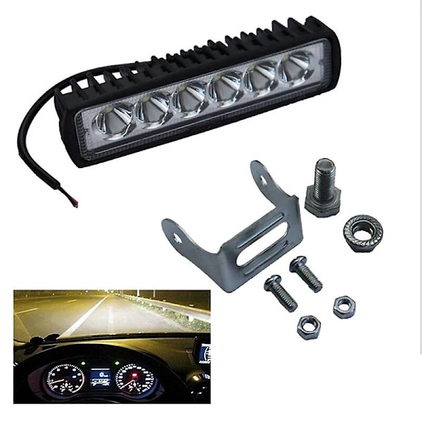 6inch 18w 6led Work Light Bar Flood Spot Beam Offroad Car Suv Driving Work Lamp