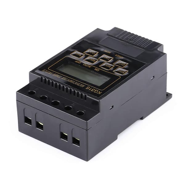 LCD Digital Timer Switch Mikrodatorkontroll Programmerbart Tidsrelä (AC220V) YEMAA