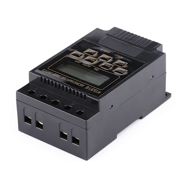 LCD Digital Timerbryter Mikrodatamaskin Kontroll Programmerbart Tidsrelé (AC220V) YEMAA