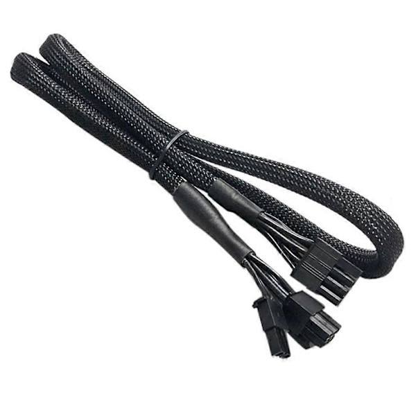 2-pak 8-PIN til 8-pin (6+2) PCIE VGA strømforsyningskabel Flex FOR EVGA Supernova 650 750 850 1000 1600 2000 G2 G3 P2 T2 GS