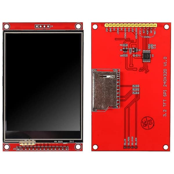 3,2 tums Ili9341 Spi Tft Lcd-skärm Touchpanel 320x240 Tft Lcd Touch Screen 5v/3,3v Stm32 Displaymodul med Touchpenna