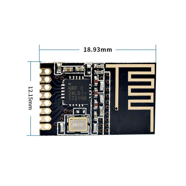 Nrf24l01+ 2.4GHz Trådløs Modul Ultra-lavt Strømforbrug Trådløs Modul RF Transceiver til Cam