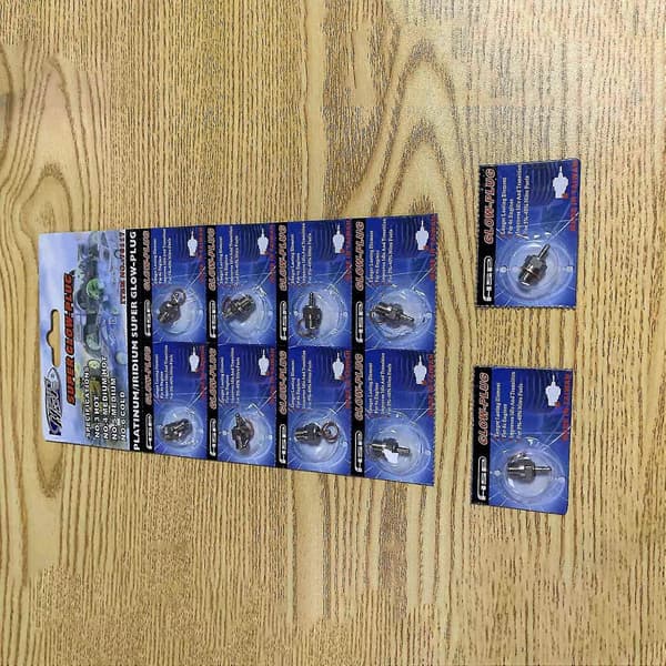 4x N4 Glødeplug Spark Til 70117 1/10 1/8 RC Buggy Truck Vertex Nitro Motor Dele