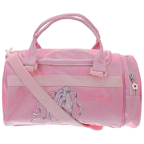 Jente Ballerina Ballet Sko Dansepose Ballet Duffel Bag Med Sidelomme Rosa