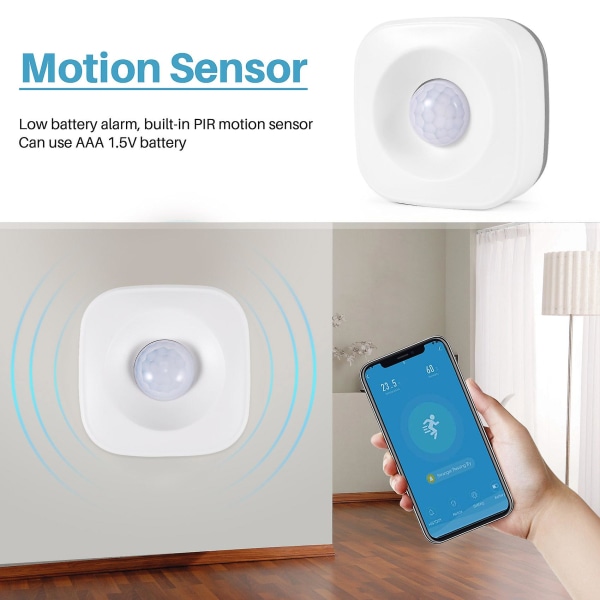 Smart Zigbee Pir Motion Sensor Support Tuya Smart Life App Ifttt För Amazon 2nd Plus Arbeta med Tuya