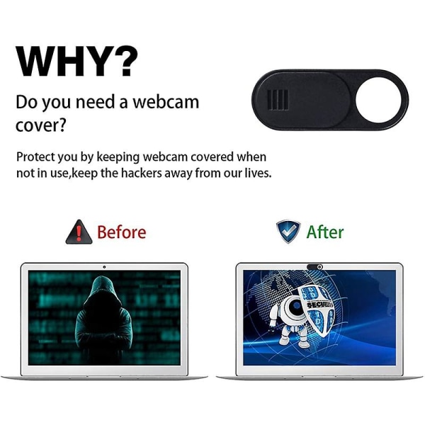 Webcam-cover, 12-pak ultratyndt design webkamera cover til bærbar, pc, , , computer, ipad