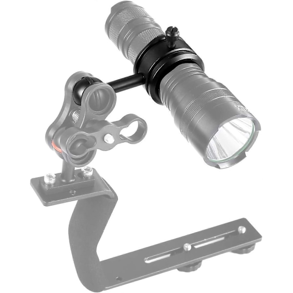 Säädettävä Kameratarvikkeiden Sukellustorkku Clamp Kiinnitys Bracket Pallo Underwater Arm System Taskulamppu Pidike Universaali Jalusta