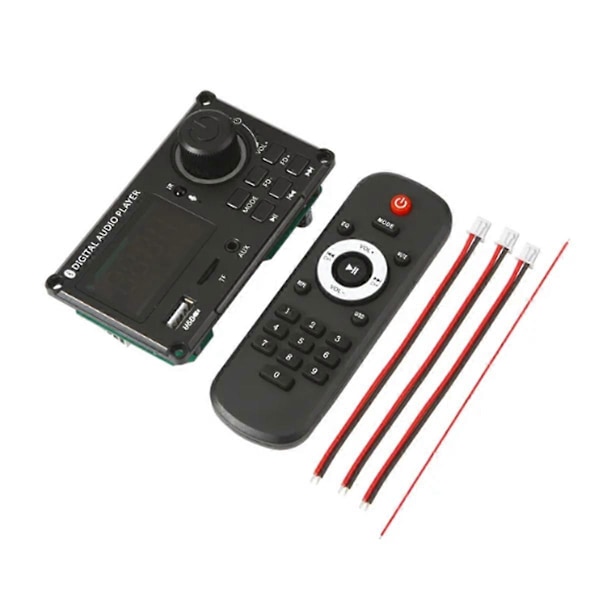 50W Forstærker DIY MP3 Dekoder Board Bluetooth 5.0 DC 8-24V Bil MP3 Afspiller USB FM AUX Opkaldsoptagelse