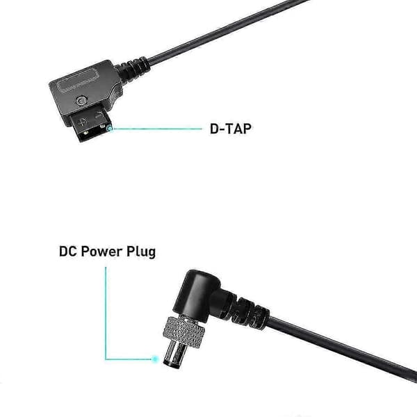 D-tap Til Dc2.1 Strømkabel For Atomos Video Assists Monitorer Lectrosonic