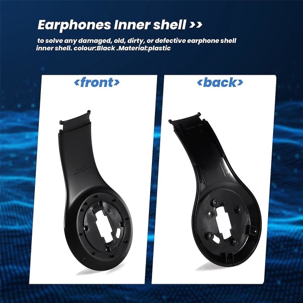 1 par øretelefon indre skal genplacering til Beats Studio 3.0 Studio 3 trådløse hovedtelefoner reparationsdele sort