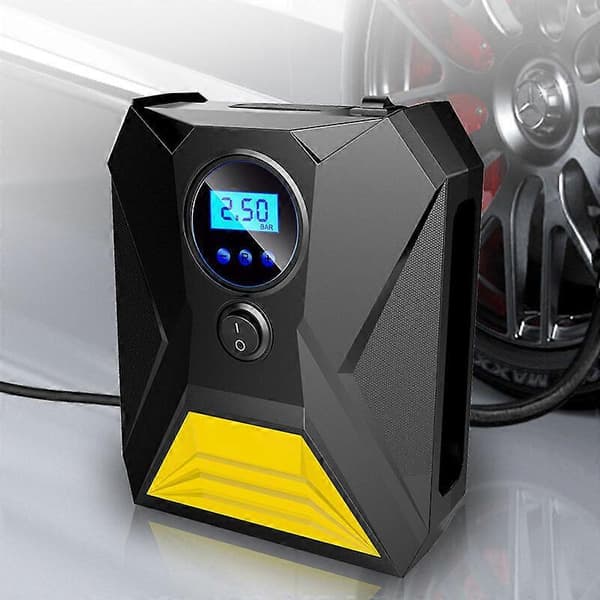 Bil Luftpump Bil med 12V Elektrisk Pump Portabel Däck Digital Display Förinställd Bil Luftpump