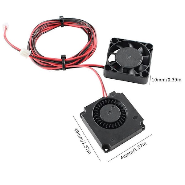 Børsteløs Kjøling Original 4010 Vifter DC 24V Ekstruder Hot End Turbo for Ender 3