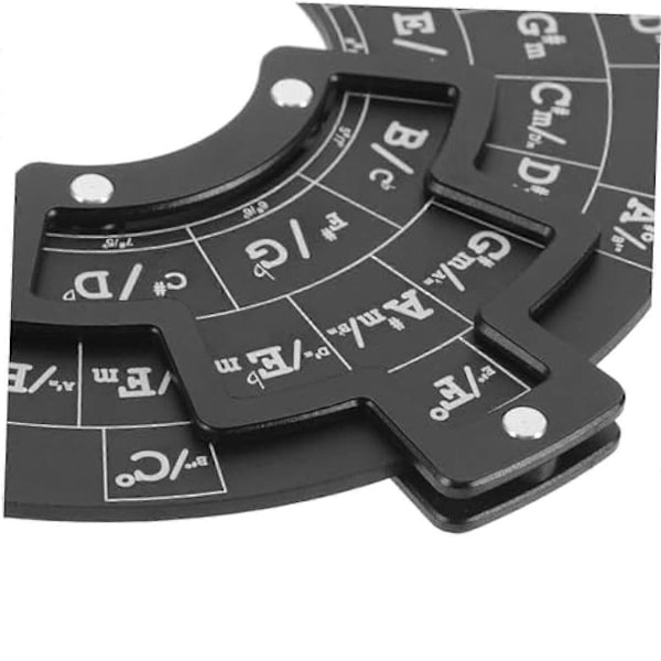 Gitarr-Ackord Roulette Cirkel av Femmor Ackordinlärningsverktyg Musikcirkel Bas Piano Allmänt