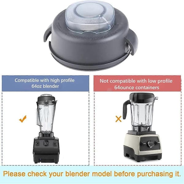 Udskiftningslåg til blender til 5200 & 5000 blenderkande, reservedele til 64-ounce beholder, blenderdele
