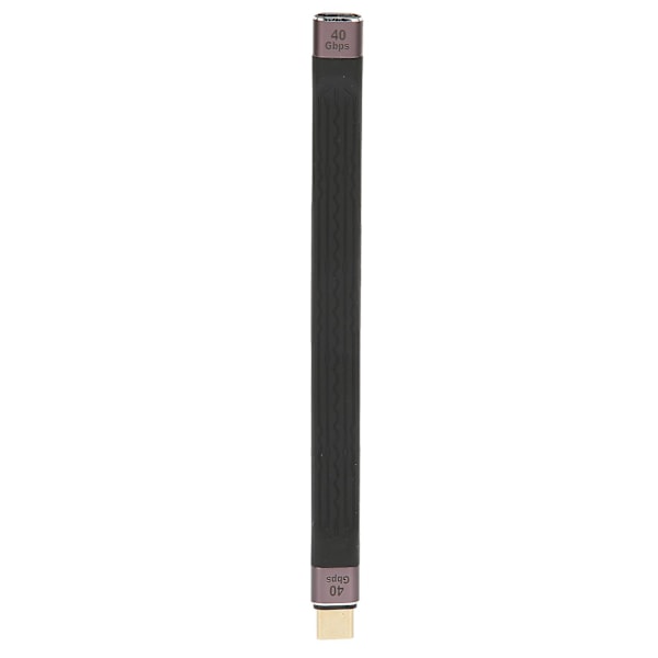 Kort USB C Kabel 40Gbps Dual Head FPC Holdbart Type C Han til Hun PD 100W Hurtig Opladningsledning