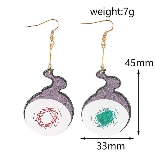 Toilet-bound Hanako-kuns Anime Earrings Eardrop Stud Gift Cosplay Prop Jewelry