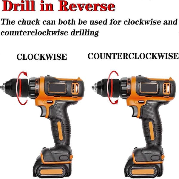 1,5-13mm nøkkelfri håndborechuck 1/2-20UNF med SDS Plus-adapter