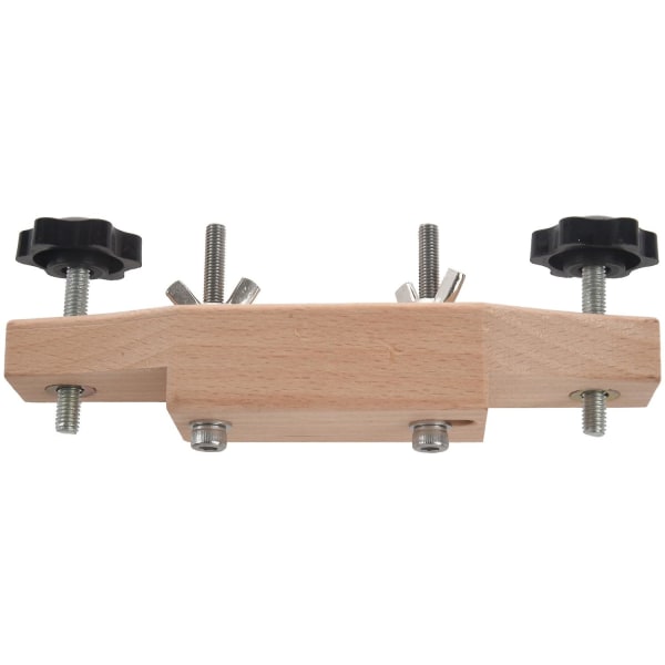 1 set Solid Maple Stainless Steel Guitar Bridge asennuskiinnike Luthier Tools Kitaran osien lisävaruste