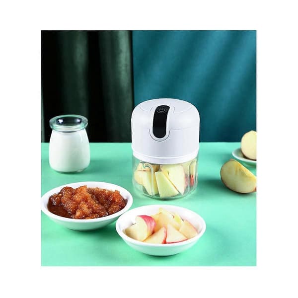 Hvidløgspresser, Hakker med USB-opladning, Mini Foodprocessor - Multi Hakker - Hvidløgsblender