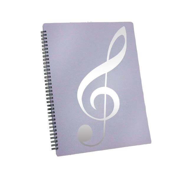 Sheet Music Folder, 60 Pages Capacity, Sheet Music Binder/holder,fits Letter Size A4, Writable & De