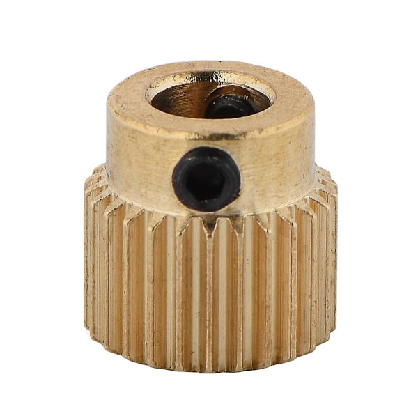 Högkvalitativ 10st Mässingsdrivhjul för MK7 MK8 Extruder - 3D-skrivartillbehör
