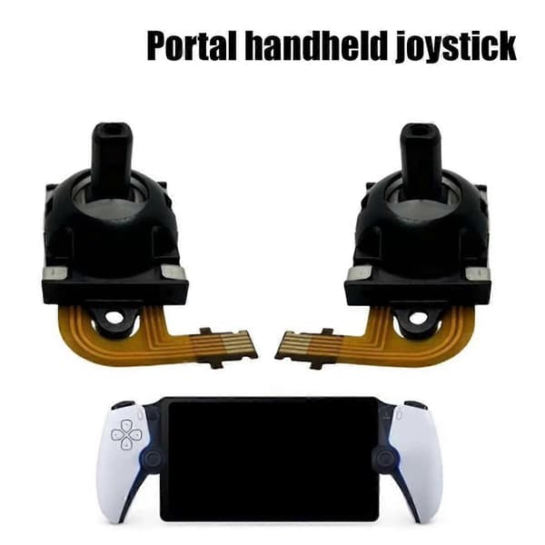 Venstre Hall Elektromagnetisk 3D Analog Joystick Modul for PS Portal Hall Effekt Joystick Tommelgrep Joystick