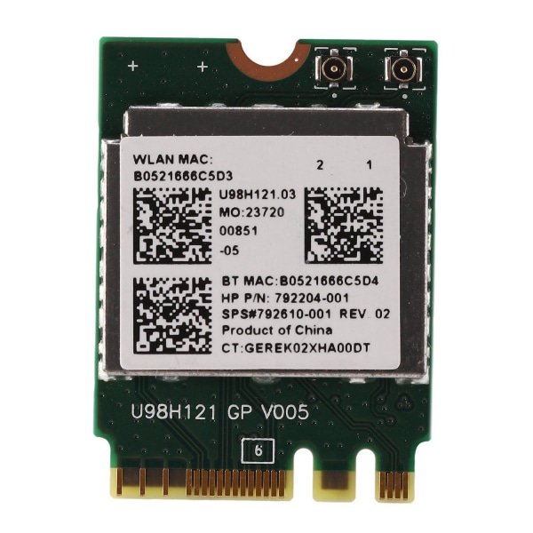 Trådløs Adapter til Realtek Rtl8723be 802.11n Wifi Kort Bluetooth 4.0 Ngff Kort 843338-001 300mbps