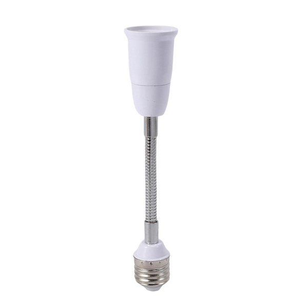 3x LED Pære Lampeholder Konverter Adapter Fleksibel E27 Til E27 20cm Længde Fleksibel Forlængelse