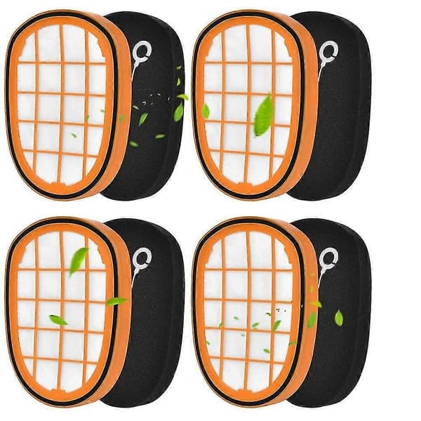 4-pack Filter för Philips Speedpro Max Aqua Handhållen Fc6812 Fc6813