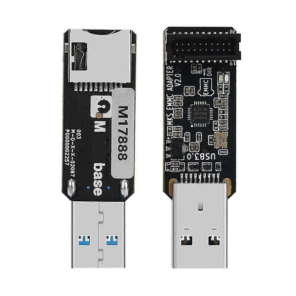 For MKS EMMC-ADAPTER V2 USB 3.0 Kortlæser til MKS EMMC Modul Micro-SD TF Kort MKS Pi MKS SKIPR