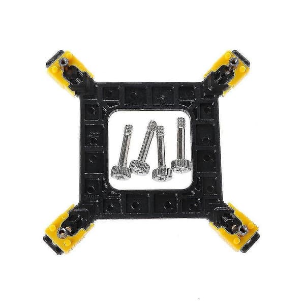 PC CPU Kylfläns Monteringsfäste Hållare Bas Bakplatta Kit För Intel 115x/1366/2011-Användbart
