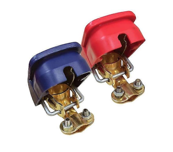 2 Par Hurtigkobling Batteripoler, 12v Hurtigkobling Batterikontakt, Egnet For Biler Lastebiler Skip