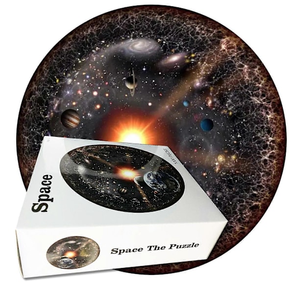 Rymdpussel Universum Pussel Runt Pussel Serie Vuxenpussel 1000 bitar